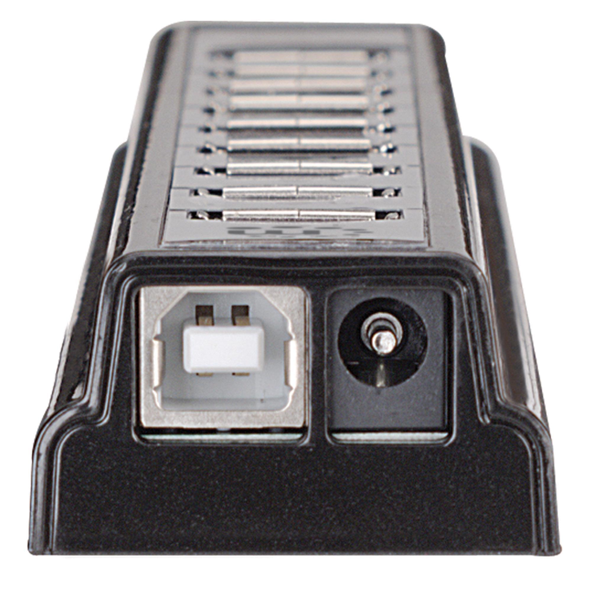 Hub USB 2.0 Hi-Speed 10 Porte da Tavolo con Alimentatore - Manhattan IUSB2-HUB10