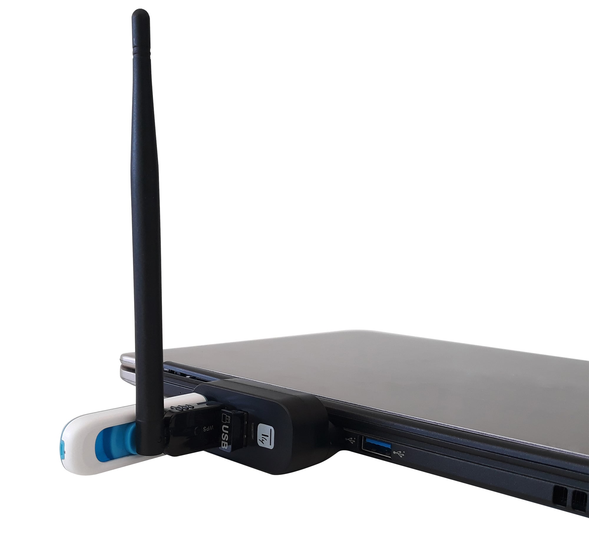 Mini Hub Rotante con 3 Porte USB 2.0 Nero - Techly IUSB2-HUB3-ROTB