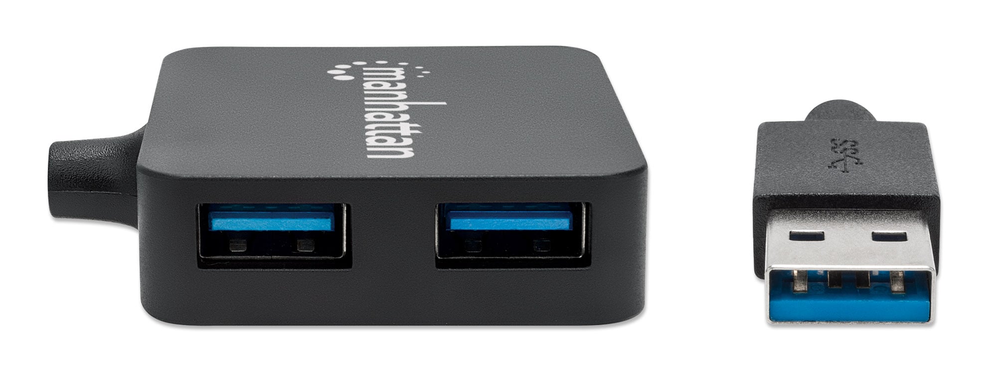 SuperSpeed USB 3.2 Gen1 Hub 4 Porte USB A - Manhattan IUSB3-HUB4-BK