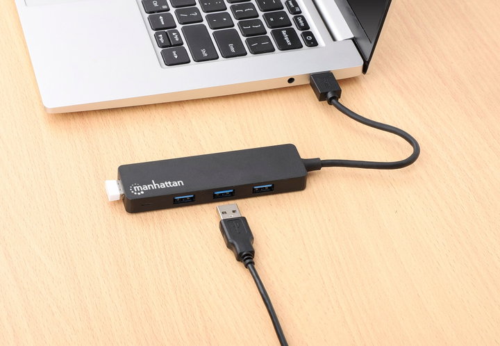 Hub USB 3.2 Gen 1 a 4 porte - Manhattan IUSB3-HUB4M