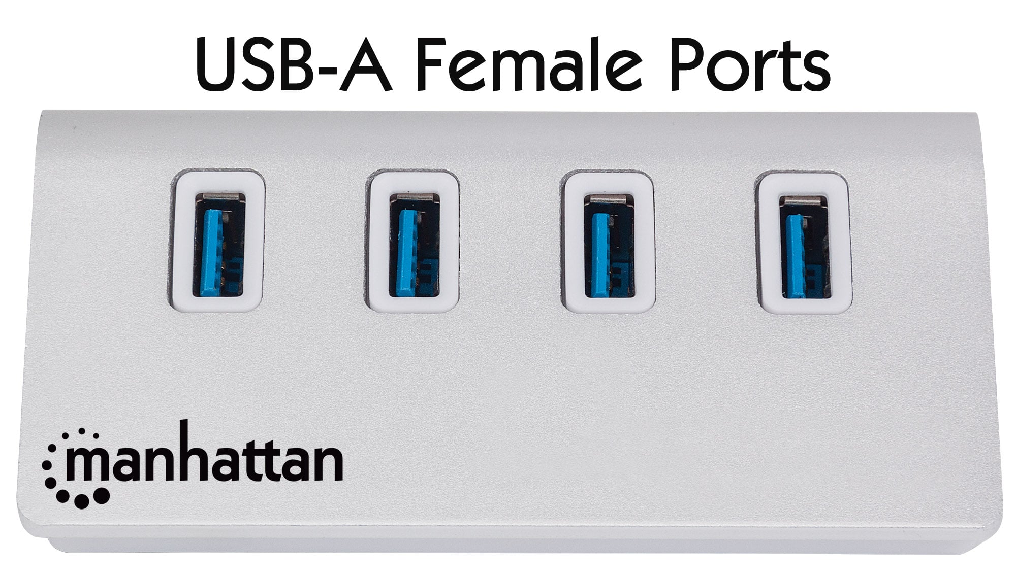 Hub USB3.2 4 porte Silver - Manhattan IUSB3-HUB767