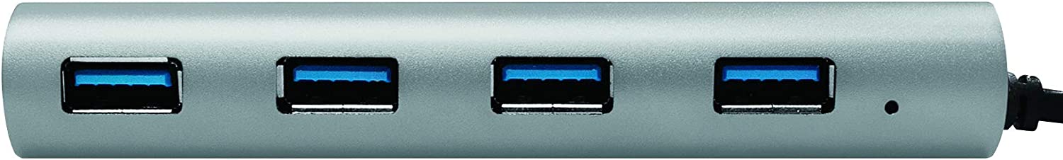 Hub USB-C™ SuperSpeed 4 Porte Alluminio Silver - Logilink IUSB31-HUB4CA
