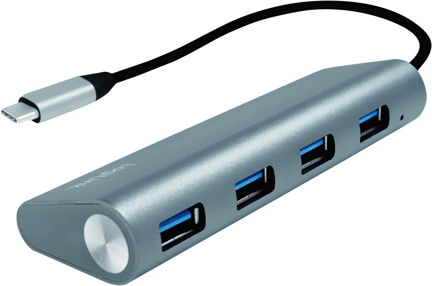 Hub USB-C™ SuperSpeed 4 Porte Alluminio Silver - Logilink IUSB31-HUB4CA