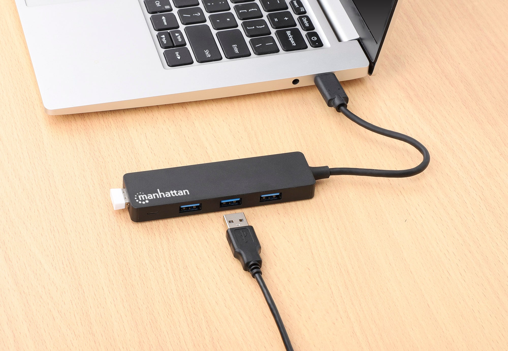 Hub USB 3.2 Gen 1 a 4 porte - Manhattan IUSB31C-HUB430M