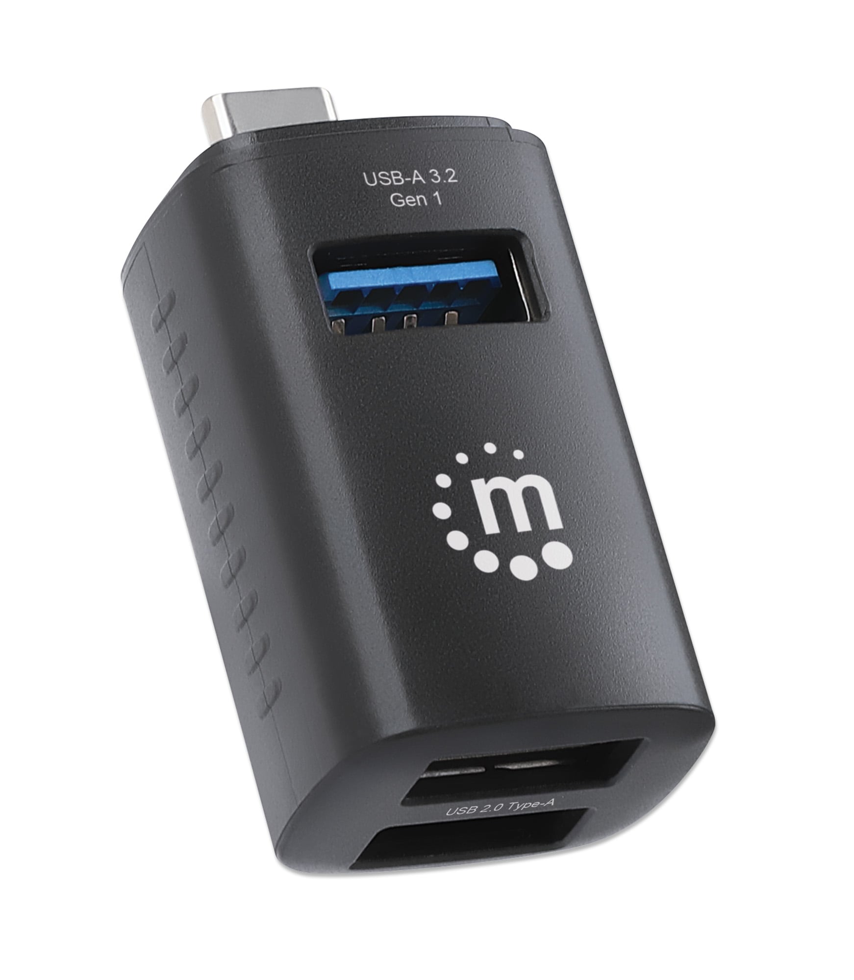 Hub USB-C™ 3.2 Gen1 a 3 porte USB-A Compatto Nero - Manhattan IUSB31C-MINIHUB3