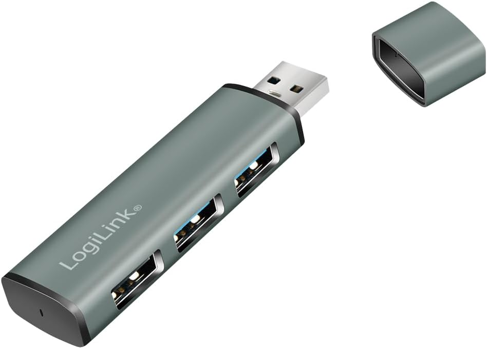 Hub USB 3.2 Gen2 3 Porte tipo A compatto - Logilink IUSB32-HUB3P23