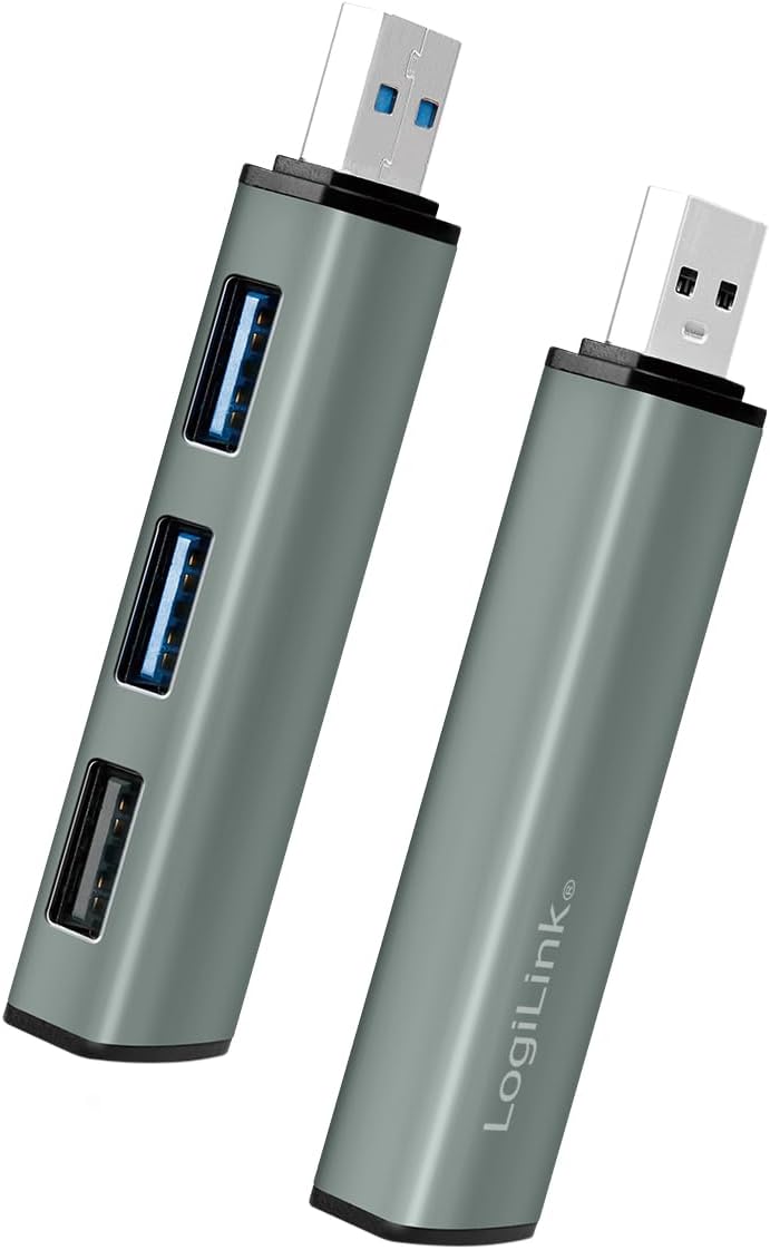 Hub USB 3.2 Gen2 3 Porte tipo A compatto - Logilink IUSB32-HUB3P23