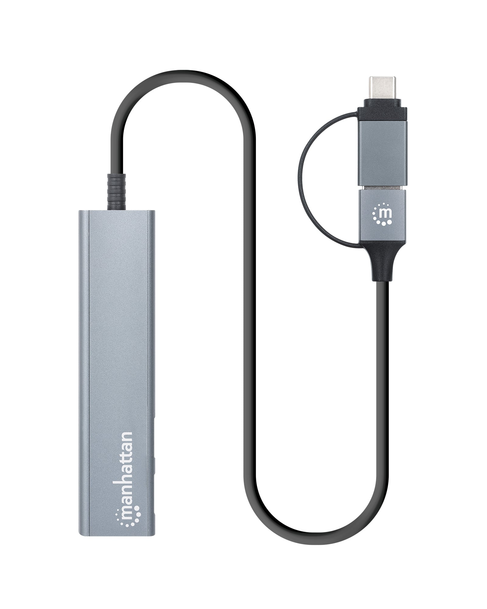 Hub 2 Porte USB-A + 2 Porte USB-C™ USB 3.2 Gen 1 - Manhattan IUSB32C-COMBO-HUB4AC