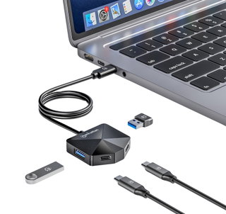 Hub USB 3.2 2x USB-A e 2x USB-C - Manhattan IUSB32C-HUB4-R2A2C