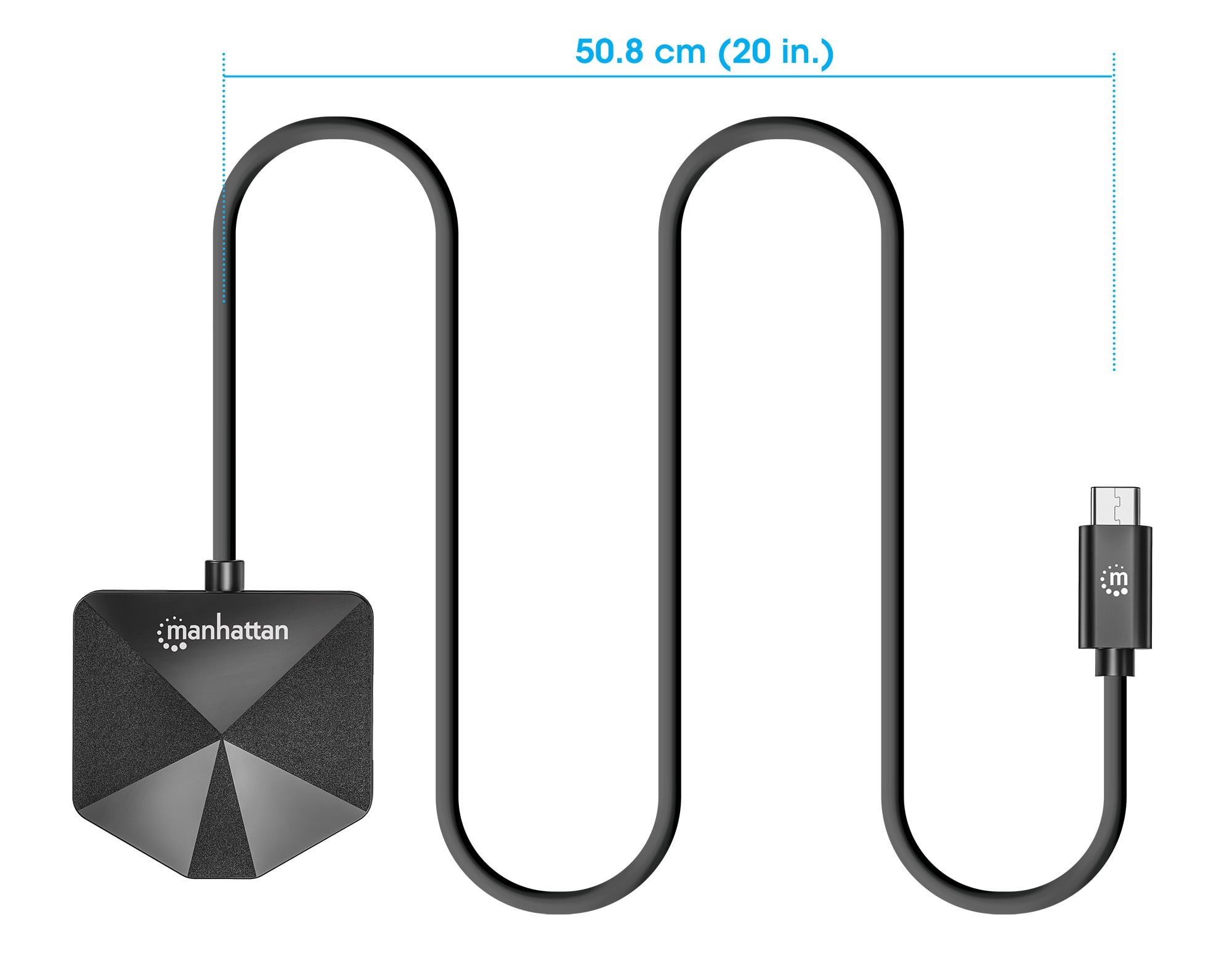 Hub USB 3.2 2x USB-A e 2x USB-C™ - Manhattan IUSB32C-HUB4-R2A2C
