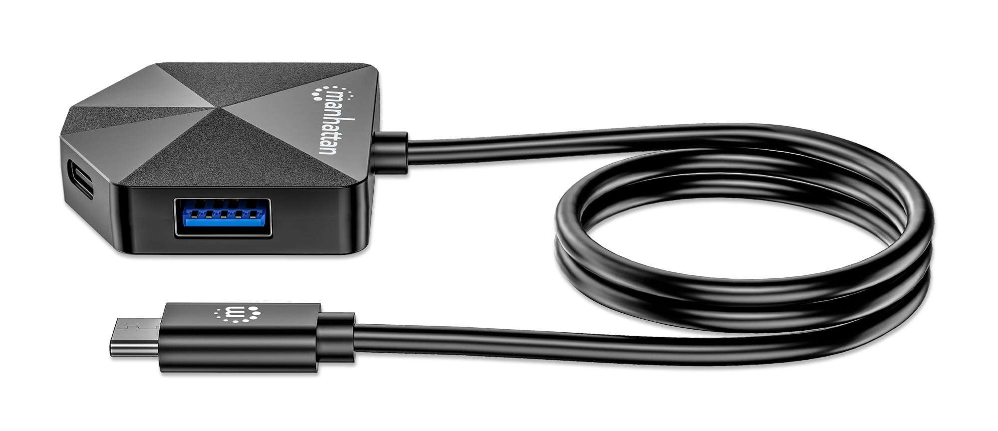 Hub USB 3.2 2x USB-A e 2x USB-C™ - Manhattan IUSB32C-HUB4-R2A2C