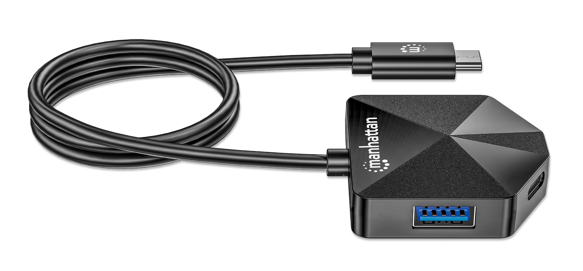 Hub USB 3.2 2x USB-A e 2x USB-C™ - Manhattan IUSB32C-HUB4-R2A2C