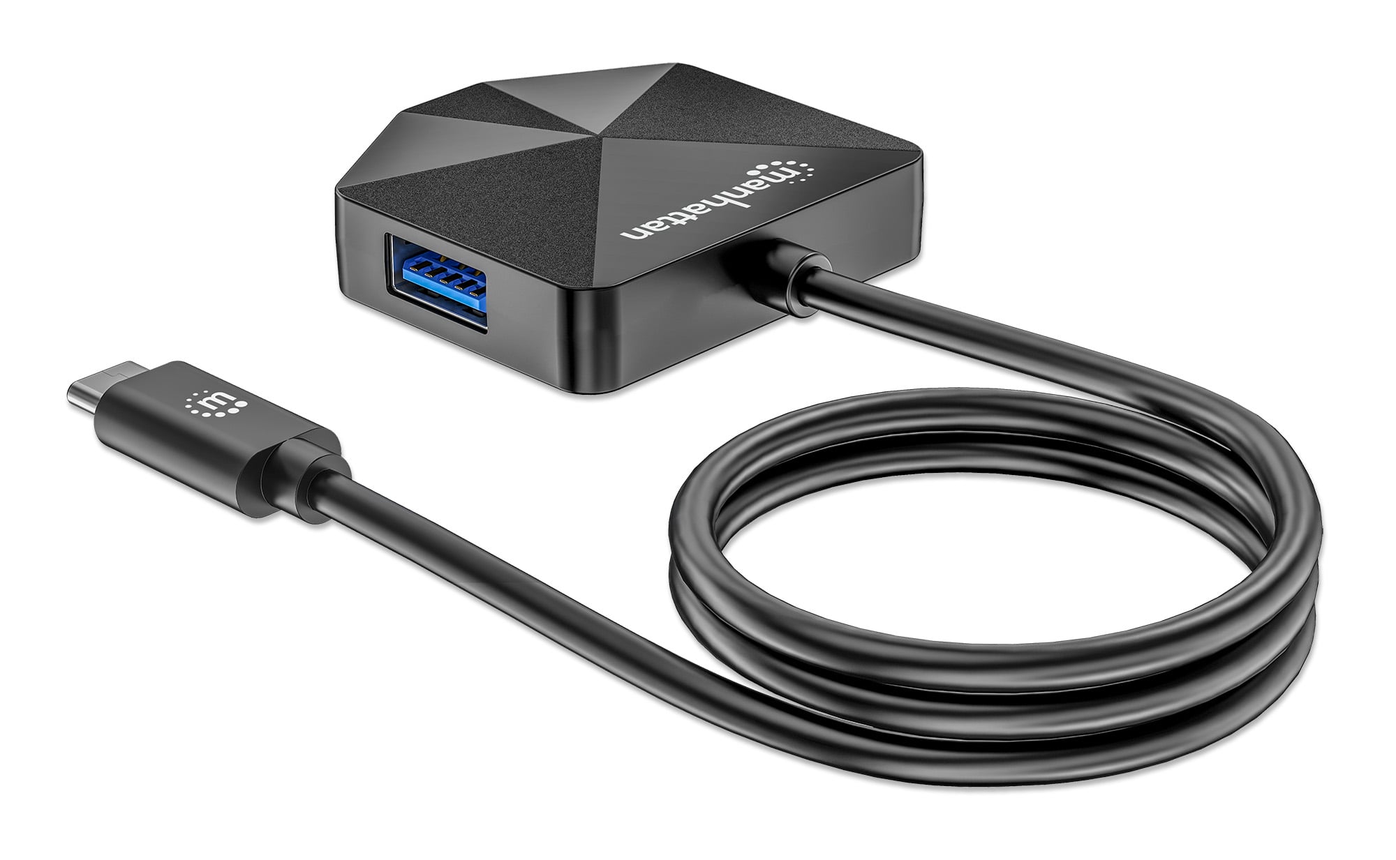 Hub USB 3.2 2x USB-A e 2x USB-C™ - Manhattan IUSB32C-HUB4-R2A2C