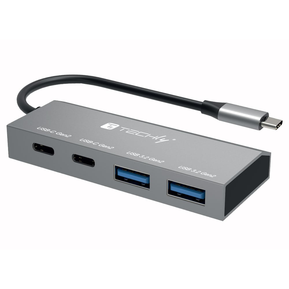 Hub USB3.2 2 Porte USB-A e 2 Porte USB-C™ - Techly IUSB32C-HUB4AC2