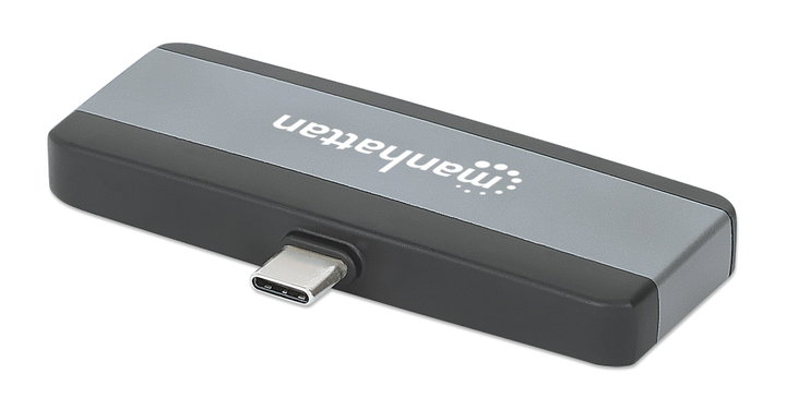 Docking Station USB-C 4 -in- 1 HDMI PD 100 W 3.5 mm - Manhattan IUSB 32 C-HUB 4 HPD 35