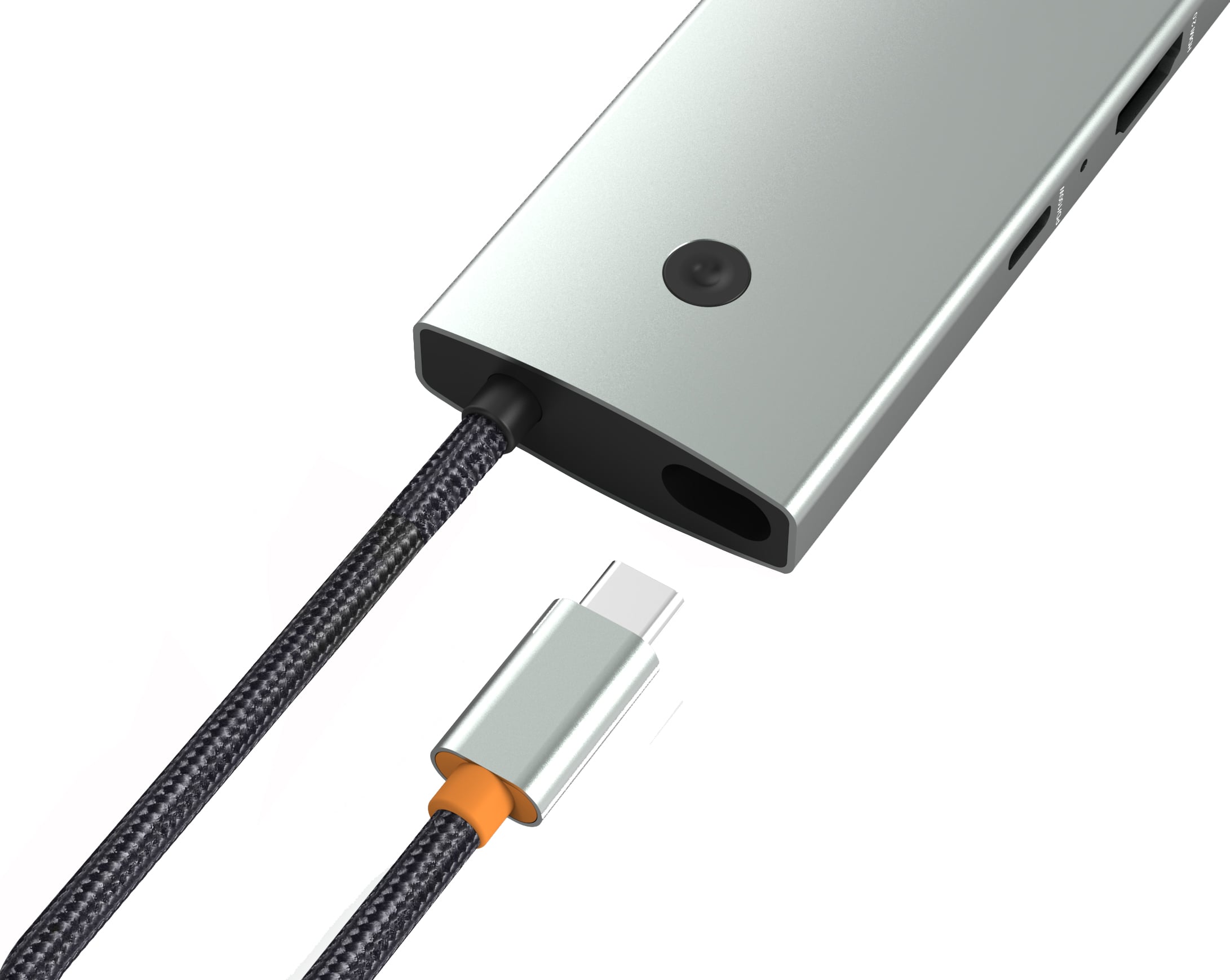 Docking Station Hub USB-C 6 in 1 with Switch - Techly IUSB 32 C-HUB 6 HPDI