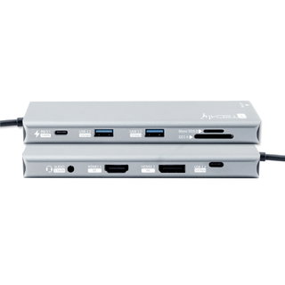 Docking Station 10 in 1 USB-C HDMI DP RJ 45 2.5 G PD Hub Multiport - Techly IUSB 4 -DOCK 10 HDP