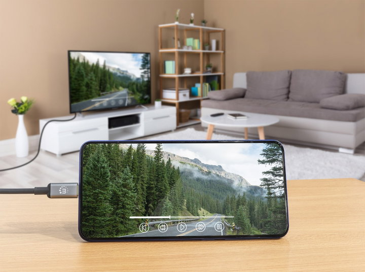 Cavo Adattatore da USB-C a HDMI 4K@60Hz 1m - Manhattan IUSBC-HDMI-4-010