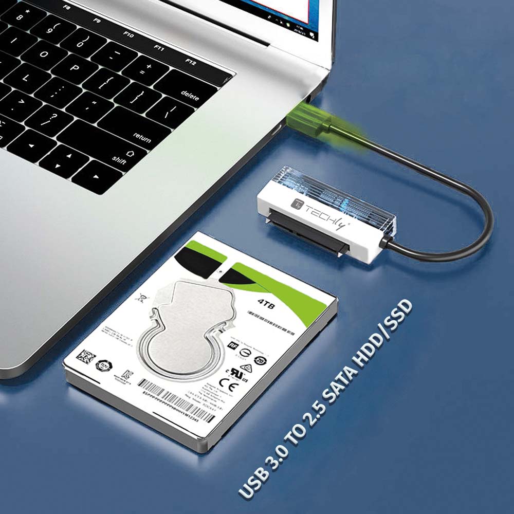 Adattatore USB-C™ USB-A 2 in 1 a SATA 2.5'' - Techly IUSBC-SATATLY