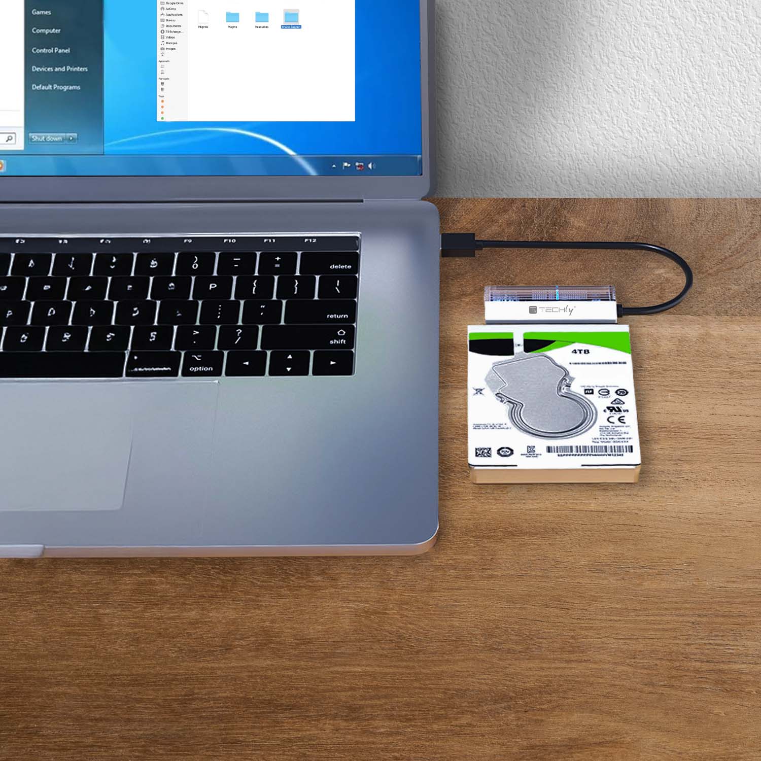 Adattatore USB-C™ USB-A 2 in 1 a SATA 2.5'' - Techly IUSBC-SATATLY