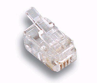 Plug Telefonico Maschio 4 poli 4 contatti - Logilink IWP-4P4C-1