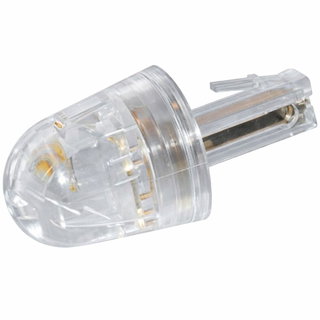 Plug Telephone RJ 11 Male 4 Poli 4 Contacts Anti-twisting - Intellinet IWP- 4 P 4 C-ATC