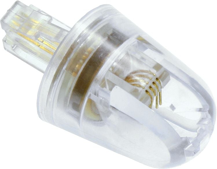 Plug Telefonico RJ11 Maschio 4 Poli 4 Contatti Antiattorcigliamento - Intellinet IWP-4P4C-ATC