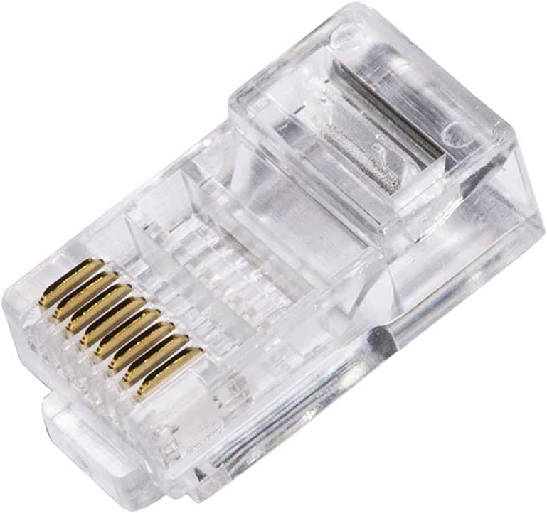 Plug Telefonico 8 poli 8 contatti Maschio, 501781 - Intellinet IWP-8P8C-1