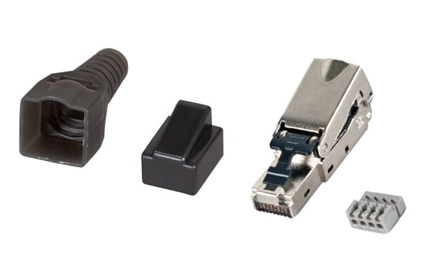 Plug Modulare RJ45 Cat6A Schermato Toolless - Techly Professional IWP-8P8C-CAT6AS