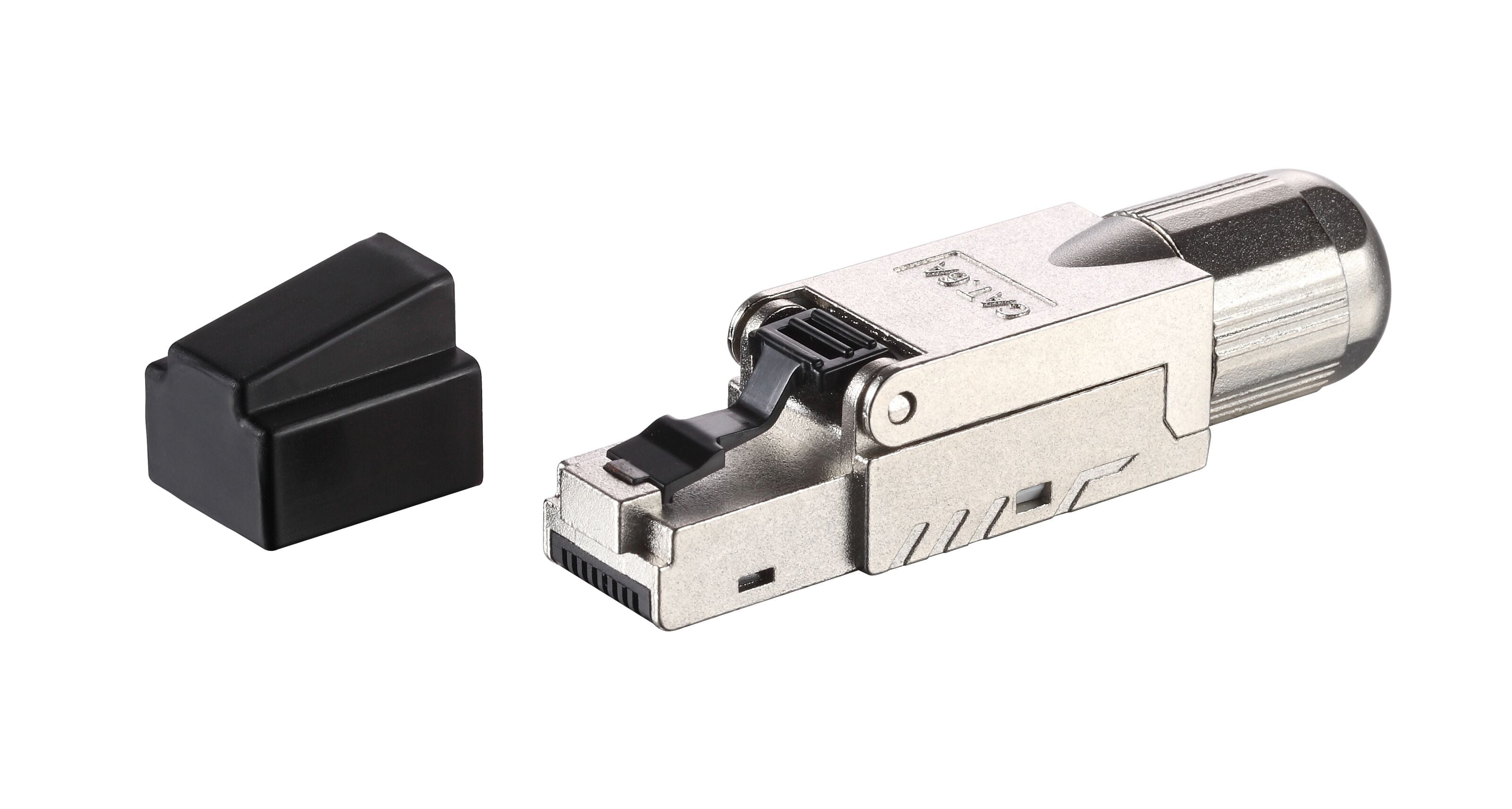 Plug RJ45 Cat6A Schermato STP Tooless - Techly Professional IWP-8P8C-CAT6AST