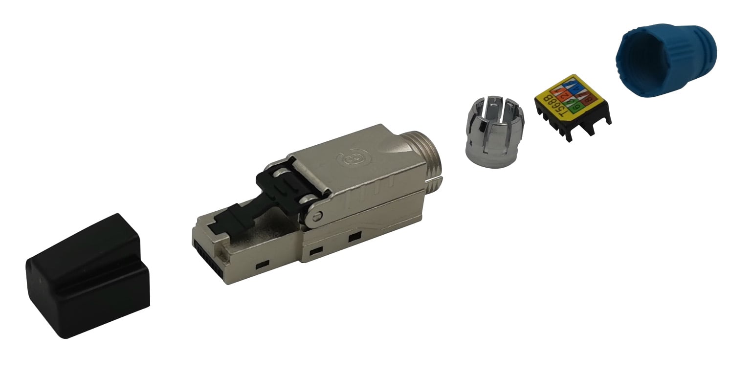 Plug RJ45 Cat8.1 Schermato STP EconLine - Techly Professional IWP-8P8C-CAT81STY