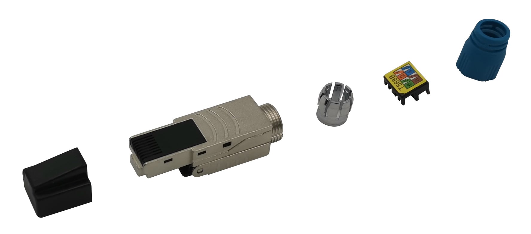 Plug RJ45 Cat8.1 Schermato STP EconLine - Techly Professional IWP-8P8C-CAT81STY