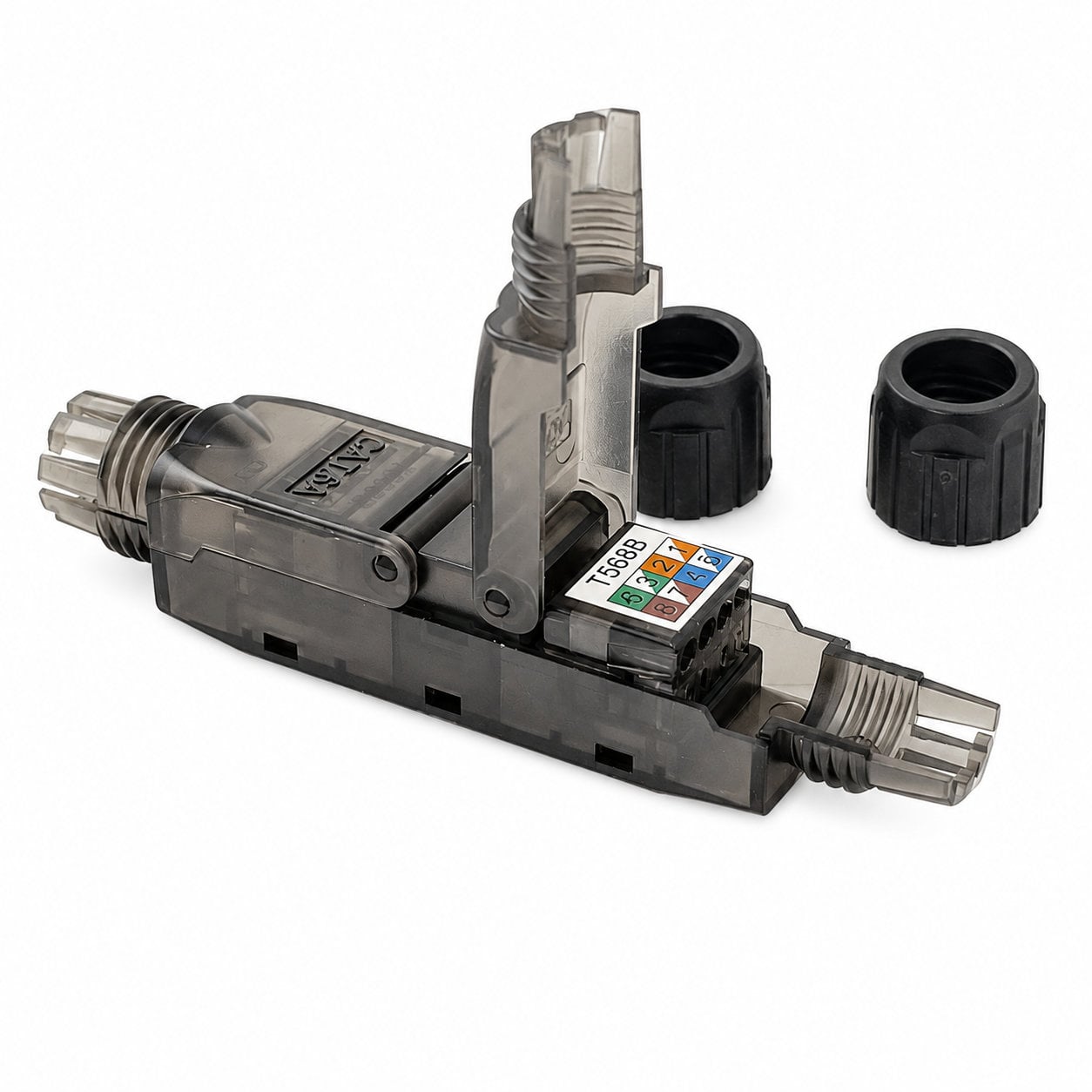 Accoppiatore Inline Toolless UTP Cat6A - Techly Professional IWP-8P8C-COUP6A