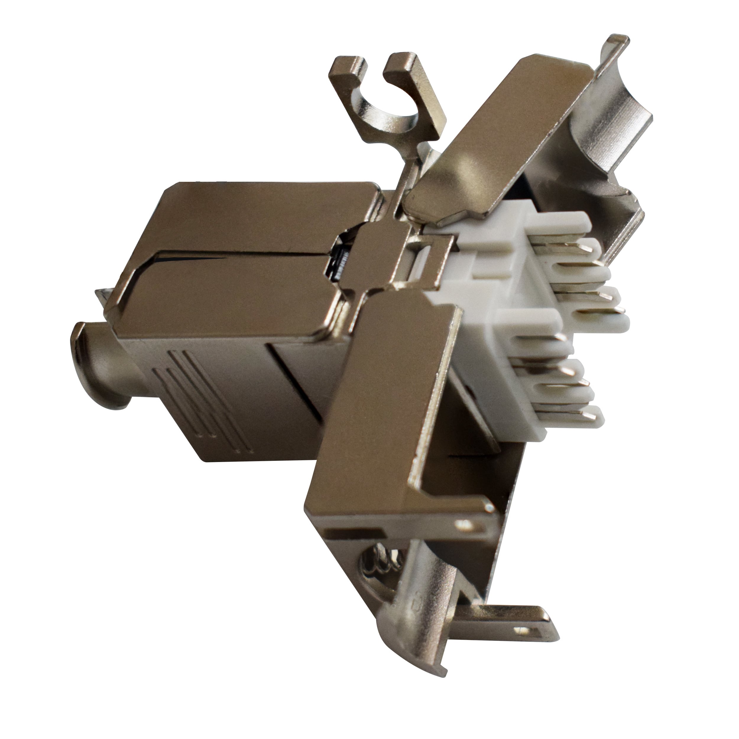 Accoppiatore Modulare Cat6A RJ45 F/F STP 3µ Grigio - Intellinet IWP-8P8C-COUPS6AI3