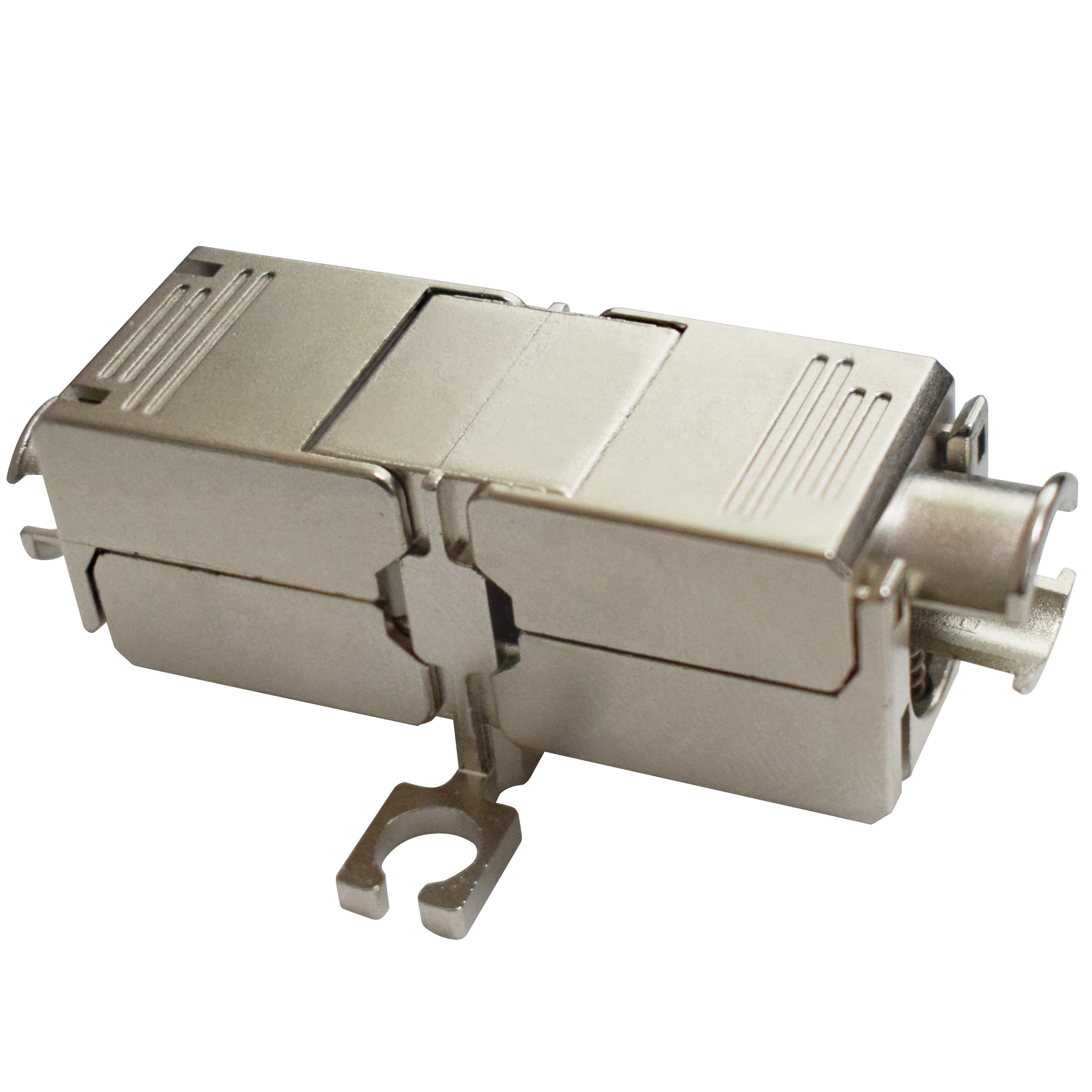 Accoppiatore Modulare Cat6A RJ45 F/F STP 3µ Grigio - Intellinet IWP-8P8C-COUPS6AI3