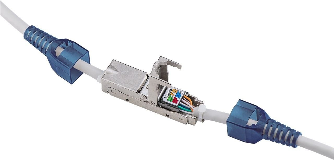 Accoppiatore Inline Toolless Schermato Cat6A - Techly Professional IWP-8P8C-COUPS6ATY