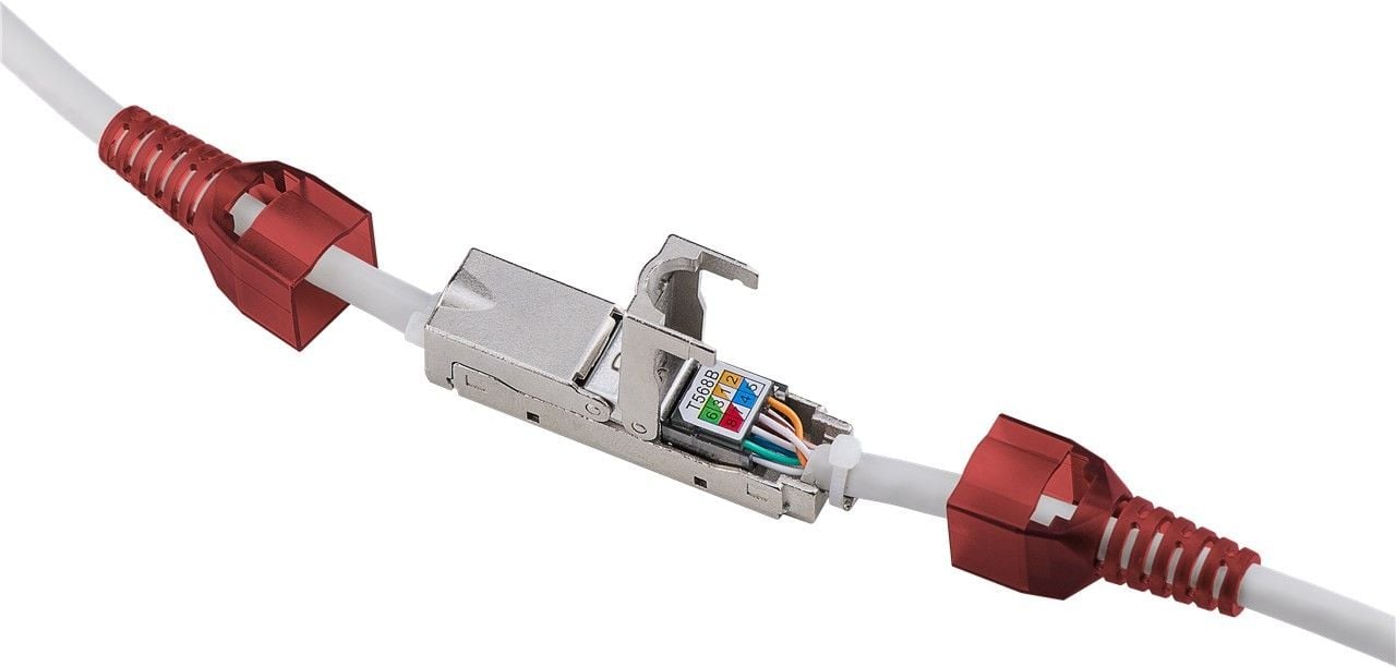 Accoppiatore Inline Toolless Schermato Cat6 - Techly Professional IWP-8P8C-COUPS6TY
