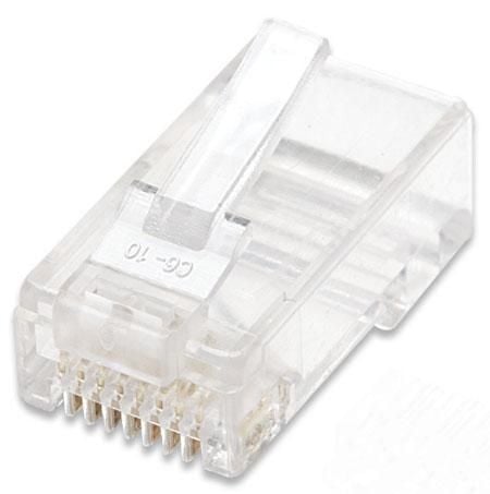 Plug Modulari RJ45 Cat5E per Cavo Rigido UTP - Intellinet IWP-8P8C-ITP7