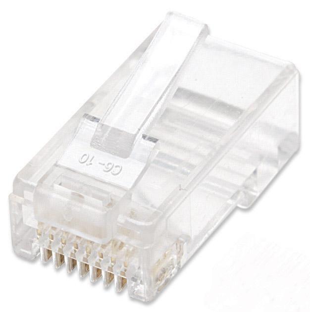 Plug Modulari RJ45 Cat5E per Cavo Flessibile UTP - Intellinet IWP-8P8C-R5