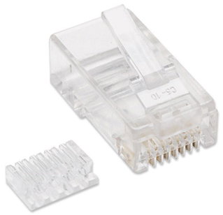 Modular Plug RJ 45 Cat 6 with Slide for Flexible Cable UTP - Intellinet IWP- 8 P 8 C-R 6