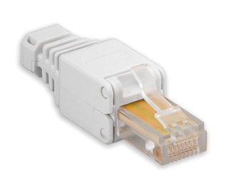 Plug RJ45 Toolless Cat5/6 con Copriconnettore - Intellinet IWP-8P8C-TLU