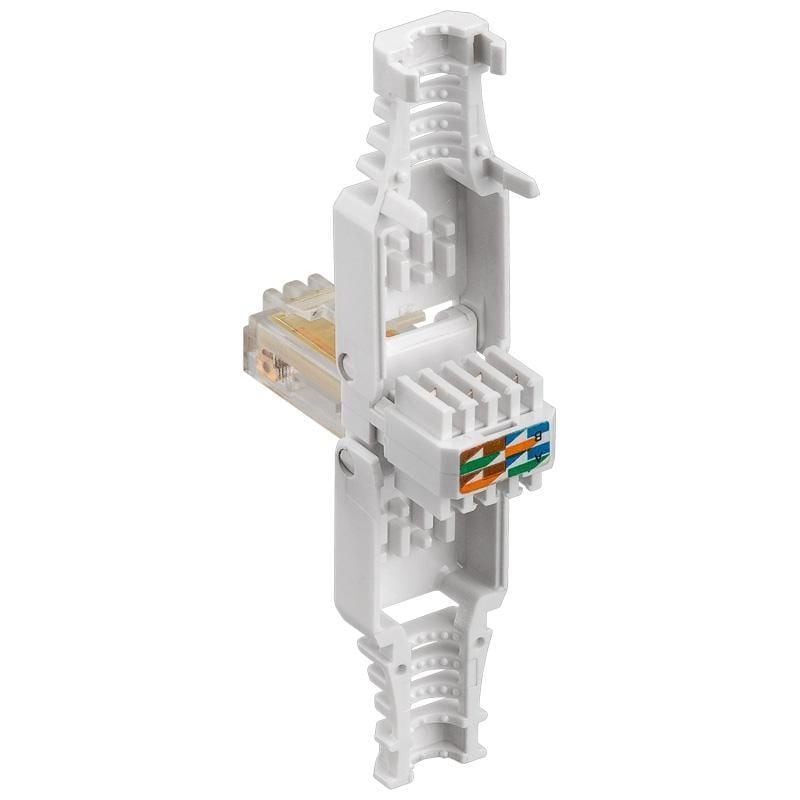 Plug Cat5/6 RJ45 Toolless con Copriconnettore - Intellinet IWP-8P8C-TLU