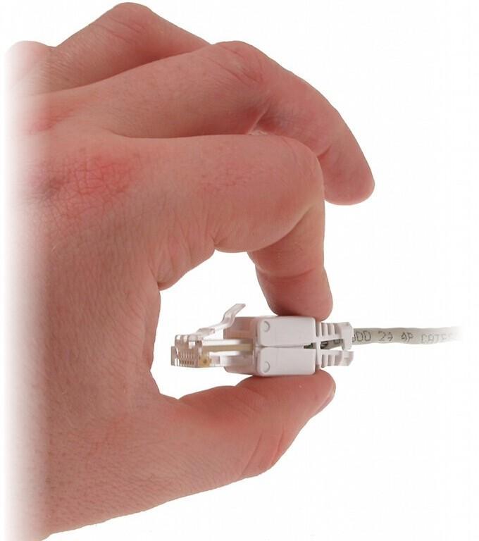 Plug Cat5/6 RJ45 Toolless con Copriconnettore - Intellinet IWP-8P8C-TLU