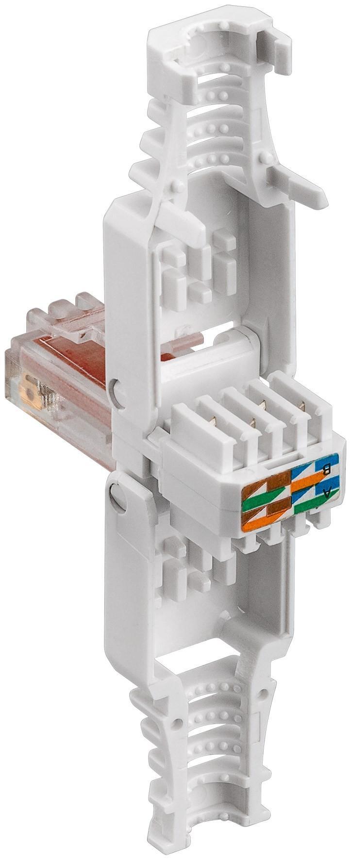 Plug Cat6 RJ45 Toolless con Copriconnettore - Intellinet IWP-8P8C-TLU6