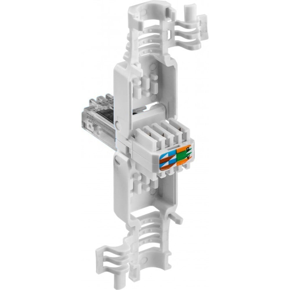 Plug Cat6A RJ45 UTP Toolless con Copriconnettore - Techly Professional IWP-8P8C-TLU6AT