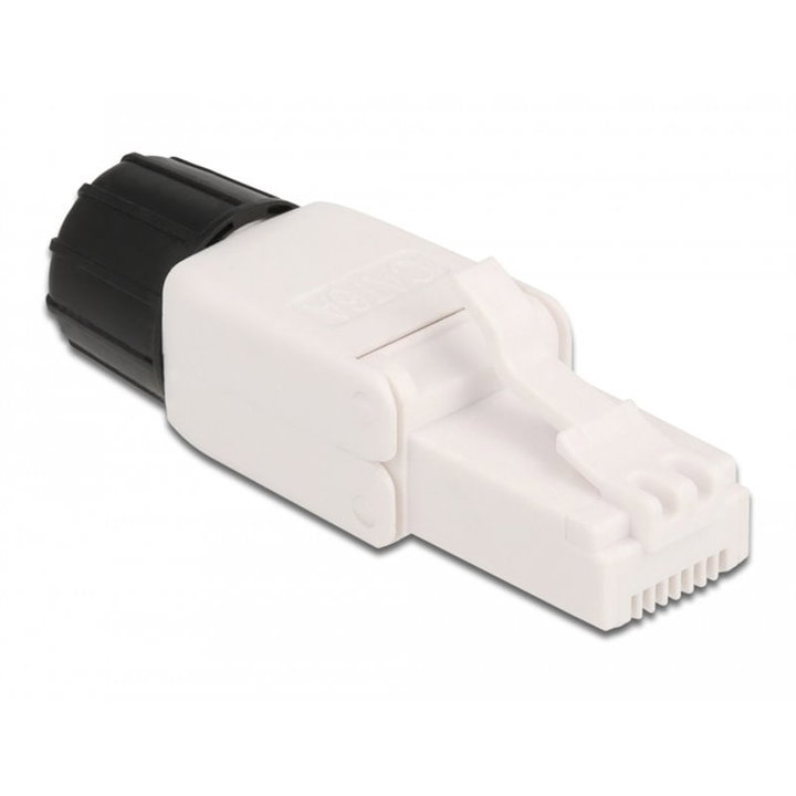 Plug Cat 6 A RJ 45 UTP Toolless with Grey Connector Cover - Techly Professional IWP- 8 P 8 C-TLU 6 ATW