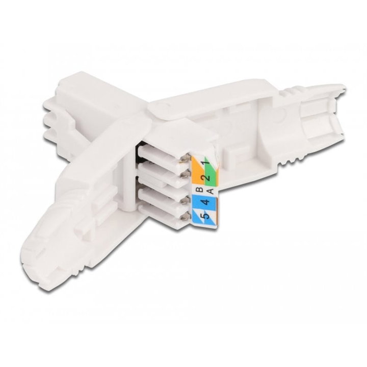 Plug Cat 6 A RJ 45 UTP Toolless with Grey Connector Cover - Techly Professional IWP- 8 P 8 C-TLU 6 ATW