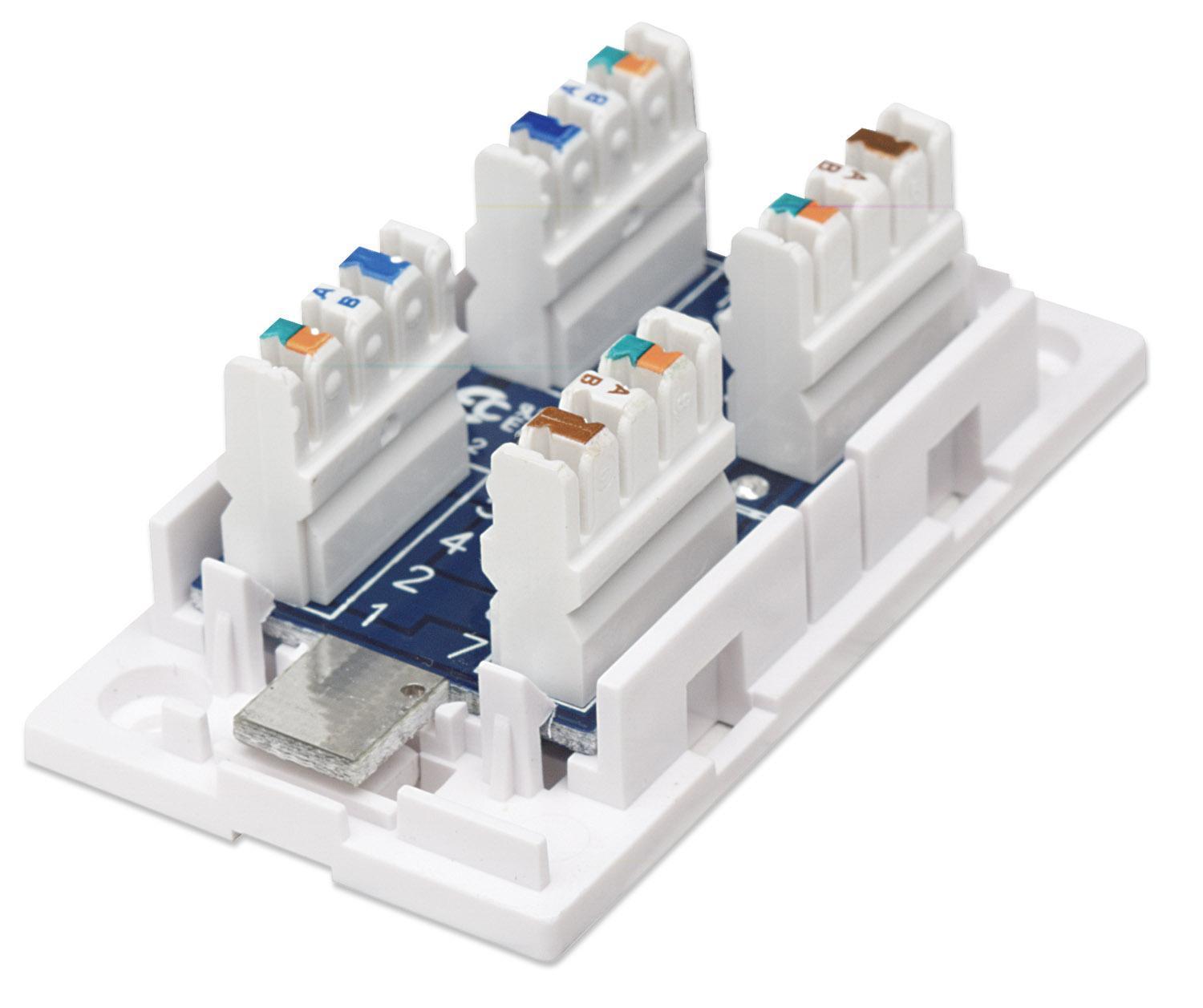 Box per connessioni di rete Cat5e UTP - Intellinet IWP-ADAP CBU