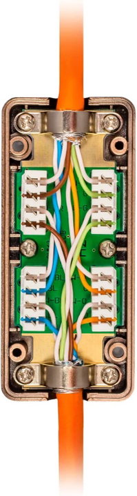 Box per Connessioni di Rete Cat7 Scatola di Connessione - Techly Professional IWP-ADAP CBU6PLT