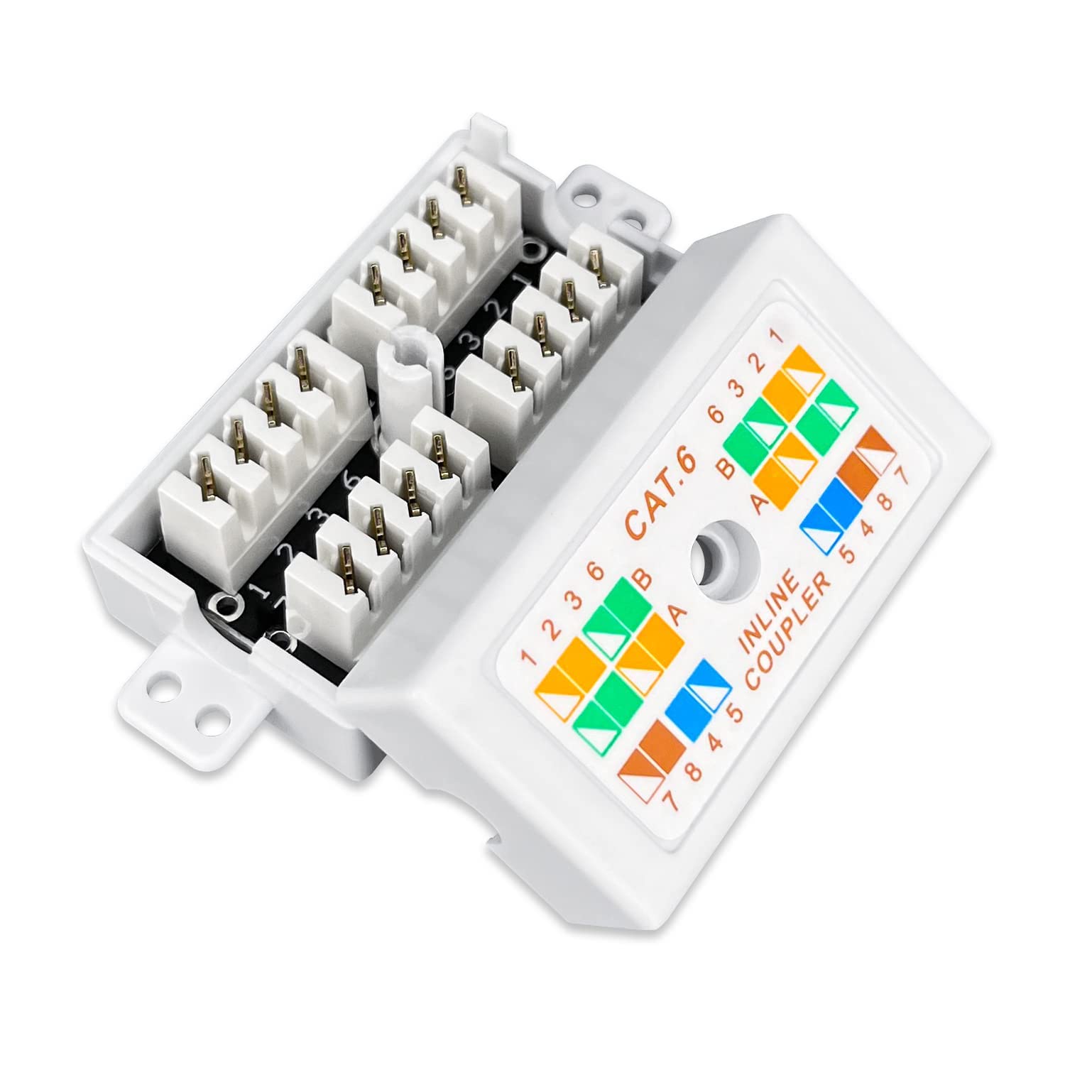 Scatola di Giunzione Ethernet Cat6 UTP - Techly Professional IWP-ADAP CBU6T